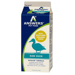 Answers Organic Raw Duck