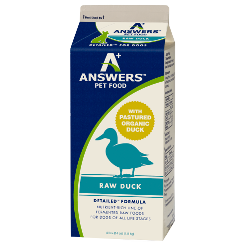 Answers Organic Raw Duck