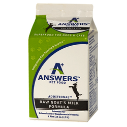 Answers Raw Goat Milk