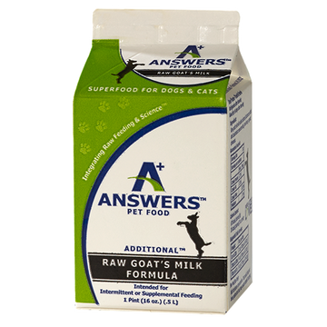 Answers Raw Goat Milk