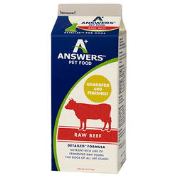 Answers Organic Raw Beef