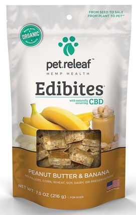 Pet Releaf Edibites (peanut butter & banana)